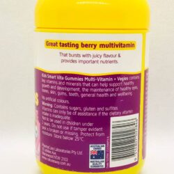 Kẹo Vitamin và rau củ quả Kids Smart Multi Vitamin+Vegies 120 Gummies 8 keo vitamin va rau cu qua kids smart multi vitaminvegies 120 gummies kc