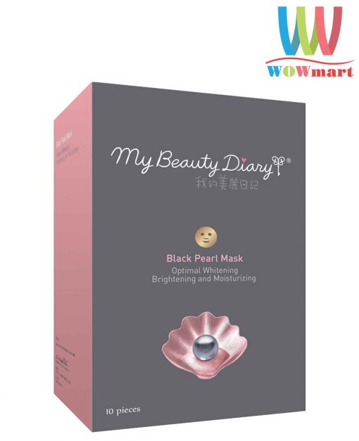 Mặt-nạ-ngọc-trai-đen-My-Beauty-Dairy-Black-Pearl-Mask-10-miếng