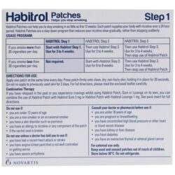 Miếng dán cai thuốc Habitrol Step 1 21mg 28 miếng 5 mieng dan cai thuoc la habitrol step 1 nicotine 21mg 28 mieng 171025 ka