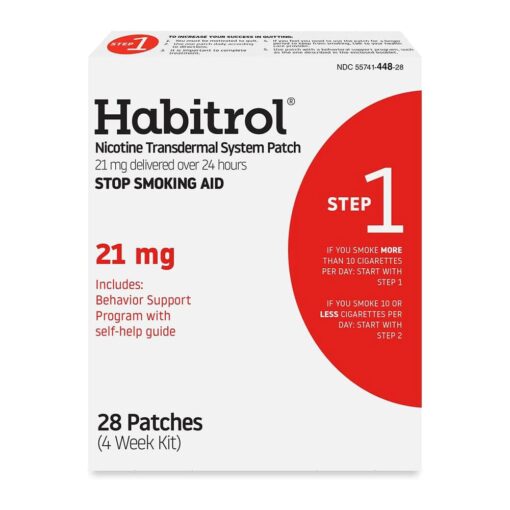 Miếng dán cai thuốc Habitrol Step 1 21mg 28 miếng