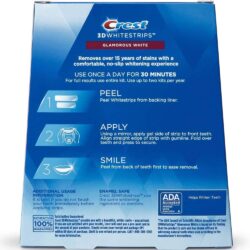 Miếng dán trắng răng Crest 3D Whitestripes Glamorous White 28 miếng 5 mieng dan trang rang crest 3d whitestripes glamorous white 28 mieng 130325 kb