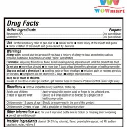 Gel bôi giảm viêm đau răng lợi (nướu răng) Orajel Double Medicated Liquid 13.3ml 5 orajel double medicated liquid b