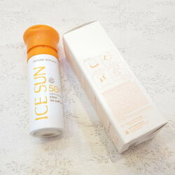 Kem chống nắng Ice Sun SPF50 PA++++ Clear Ice Puff Sun (màu trắng) 5 s