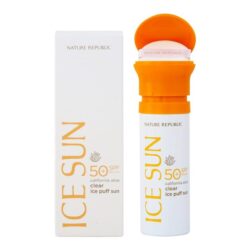 Kem chống nắng Ice Sun SPF50 PA++++ Clear Ice Puff Sun (màu trắng) 6 su