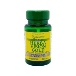 Viên bổ mắt Puritan’s Pride Herba Vision Gold 60 Softgels