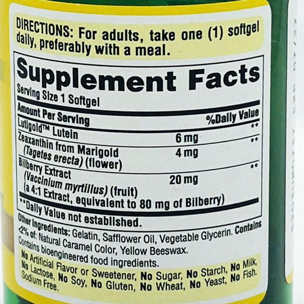 Viên bổ mắt Puritan’s Pride Herba Vision Gold 60 Softgels 5 Viên bổ mắt Puritan’s Pride Herba Vision Gold 60 Softgels - Ảnh 5