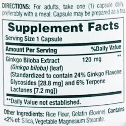 Viên uống bổ não Nature's Bounty Ginkgo Biloba 120mg 100 Capsules 11 thuoc bo nao natures bounty ginkgo biloba 120mg 100 capsules kne