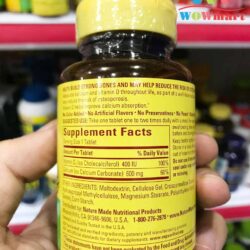 thuoc bo sung canxi nature made calcium 600mgd3 60 vien 2