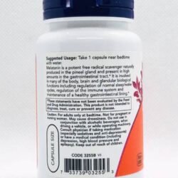 thuoc chua mat ngu now melatonin 3mg 60 vien kne