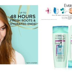 Bộ dầu gội và xả L'Oréal Extraordinary Clay 375ml 6 bo1