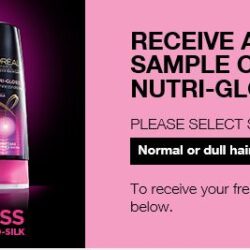 Bộ dầu gội và dầu xả L'Oreal Nutri-Gloss tăng cường độ bóng cho tóc 375ml 6 bo11