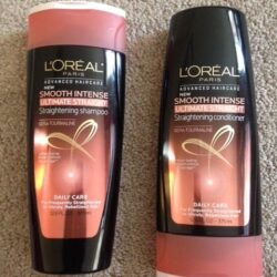 Bộ dầu gội và xả dưỡng tóc suôn mượt L’oreal Smooth Intense 375ml 7 bo9