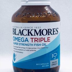 Dầu cá hàm lượng cao Blackmores Omega Triple Concentrated Fish Oil 60 viên 8 dau ca ham luong cao blackmores omega triple concentrated fish oil 60 vien kna