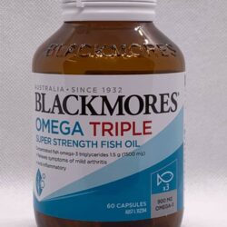 Dầu cá hàm lượng cao Blackmores Omega Triple Concentrated Fish Oil 60 viên 10 dau ca ham luong cao blackmores omega triple concentrated fish oil 60 vien knc