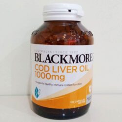 Dầu gan cá tuyết Úc Blackmores Cod Liver Oil 1000mg 125 Capsules 10 dau gan ca tuyet uc blackmores cod liver oil 1000mg 125 capsules knwa
