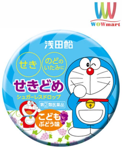 Kẹo ngậm ho Doreamon Nhật 30 viên (Vị nho)