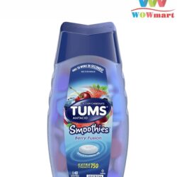 Kẹo ngậm giảm đầy hơi khó tiêu Tums Smoothies Berry Fusion 140 viên