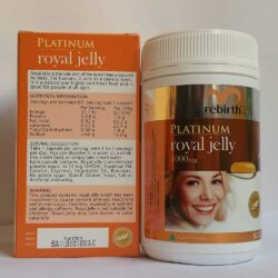 Sữa ong chúa Úc Rebirth Life Platinum Royal Jelly 1000mg 60 viên