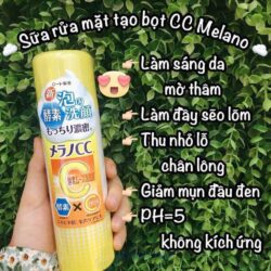 Sữa rửa mặt dưỡng da Melano CC Face Wash Nhật 150g 7 Sữa rửa mặt Melano CC Face Wash Nhật 150g