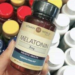Giúp ngủ ngon Vitamin World Melatonin 3mg 120 Tablets 7 Thuốc giúp ngủ ngon Vitamin World Melatonin 3mg 120 Tablets