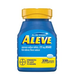 Viên uống Aleve Pain Reliever Naproxen Sodium 220mg 320 Caplets