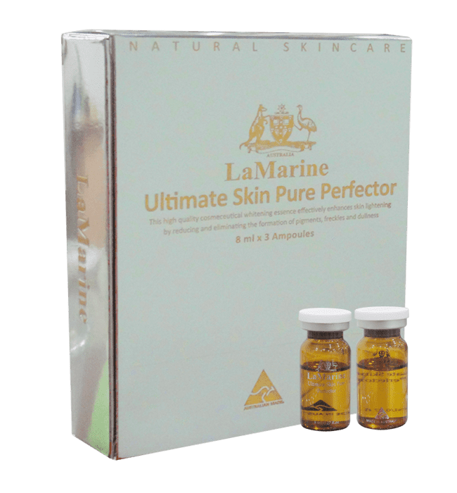 Tinh chất nhau thai cừu Úc dưỡng trắng da LaMarine Ultimate Skin Pure Perfector 8ml x3 Ampoules