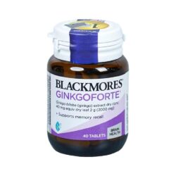 Viên uống bổ não, tăng cường trí nhớ Blackmores Ginkgo Forte 40 Tablets