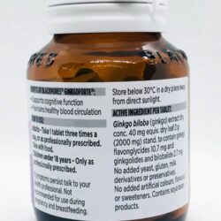 Viên uống bổ não, tăng cường trí nhớ Blackmores Ginkgo Forte 80 Tablets 7 vien uong bo nao tang cuong tri nho blackmores ginkgo forte 80 tablets kna