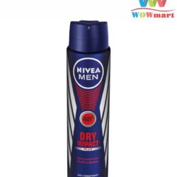 Xịt khử mùi Nivea Men Dry Impact Plus Antiperspirant cho nam giới 150ml