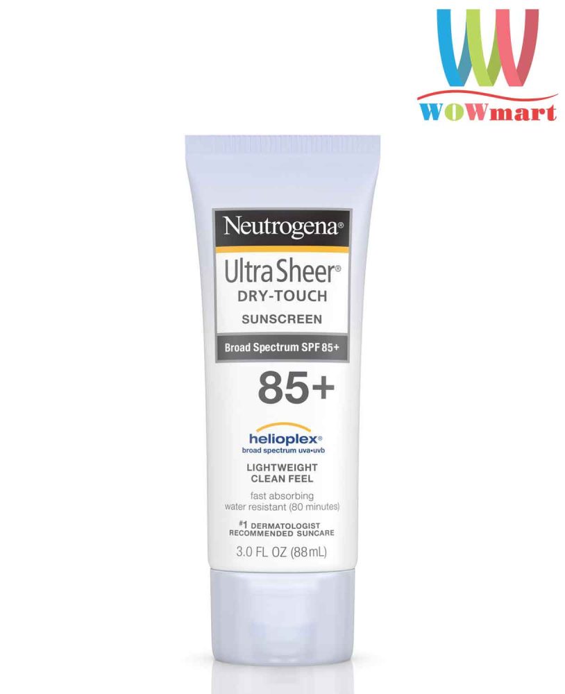 Kem chống nắng Neutrogena Ultra Sheer Dry Touch Sunscreen SPF85+ 88ml