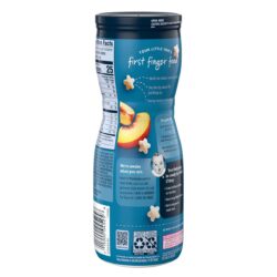 banh an dam hinh sao gerber puffs peach 42g vi dao