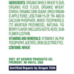 banh an dam vi viet quat gerber organic puffs fig berry 42g ingre