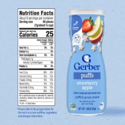 banh dam gerber puffs strawberry apple 42g vi dau tao 191225 kd