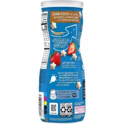 banh dam gerber puffs strawberry apple 42g vi dau tao kb