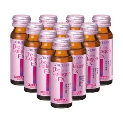 Nước uống Collagen EX Shiseido The Collagen EX Hộp 10 ống x50ml Nhật Bản 6 collagen nuoc shiseido the collagen ex nhat ban 50mlx10