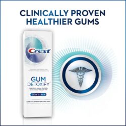 Kem đánh răng bảo vệ nướu Crest Gum Detoxify Deep Clean 116g (Lốc 4 tuýp) 11 kem danh rang sach sau crest gum detoxify deep clean 116 g
