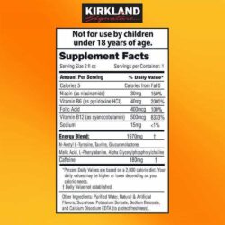 Nước tăng lực Kirkland Signature Energy Shot 48 chai x59ml 7 Nước tăng lực Kirkland Signature Energy Shot 48 chai x59ml