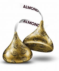 Socola Kisses hạnh nhân Hershey’s Kisses Milk Chocolate With Almonds 311g