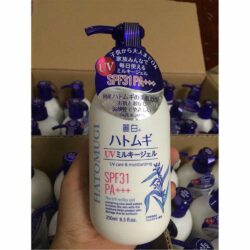 Sữa dưỡng thể trắng da chống nắng Hatomugi UV Care Moisturizing SPF31 250ml 6 Sữa dưỡng thể trắng da chống nắng Hatomugi UV Care Moisturizing SPF31 250ml