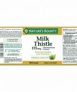Viên uống giải độc gan Nature’s Bounty Milk Thistle 175mg 100 viên