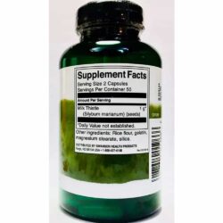 Viên uống giải độc gan Swanson Milk Thistle 1000mg 100 capsules
