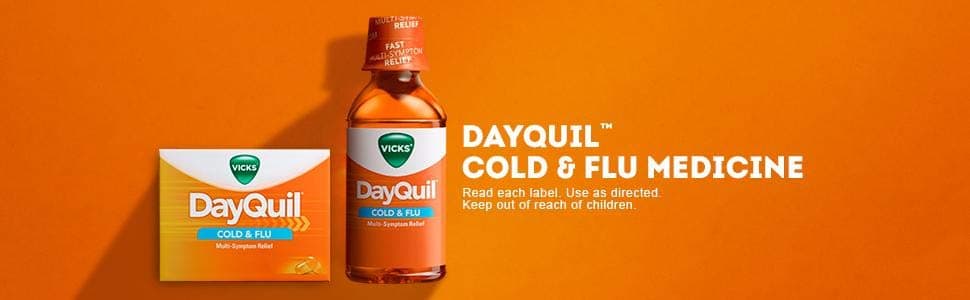 Viên uống trị ho cảm cúm Vicks DayQuil Cold and Flu Relief 24 viên