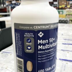 vitamin tong hop cho nam gioi tren 50 tuoi members mark men 50 multivitamin 400 tablets knwc