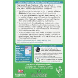 vitamin tong hop cho phu nu sau sinh vitabiotics pregnacare breast feeding 84 tablets uk