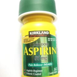 Bảo vệ tim mạch, ngăn ngừa đột quỵ Kirkland Signature Low Dose Aspirin 81mg 365 viên 9 bao ve tim mach ngan ngua dot quy kirkland signature low dose aspirin 81mg 365 vien knwa