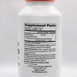 Bổ não và ngăn ngừa đột quỵ Doctor's Best Extra Strength Ginkgo 120mg 360 viên 8 bo nao va ngan ngua dot quy doctors best extra strength ginkgo 120mg 360 vien knb