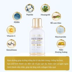 Kem kích trắng da Cindel Tox White Cream 50ml 17 kem kich trang da cindel tox white cream 50ml ke