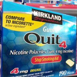 Kẹo cai thuốc lá Kirkland Signature Quit 4 Gum Original 190 viên 9 keo cai thuoc la kirkland signature quit 4 gum 190 vien 1