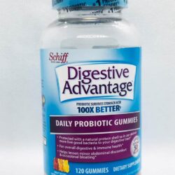 Kẹo dẻo hỗ trợ hệ tiêu hóa cho trẻ Schiff Digestive Advantage Probiotic 120 viên (nắp xanh) 10 keo deo ho tro tieu hoa cho tre schiff digestive advantage probiotic 120 vien nap xanh knb