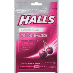 Kẹo Halls thông cổ hương Halls Sugar Free Triple Soothing Action 25 viên 5 Kẹo Halls thông cổ hương Halls Sugar Free Triple Soothing Action 25 viên